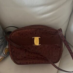 Vintage Ferragamo cross body bag